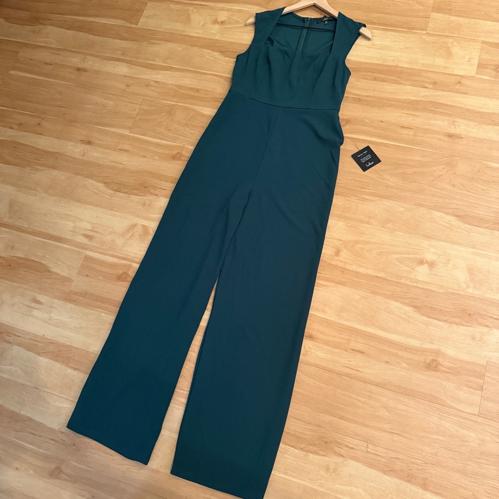 Lulus Emerald Green Jumpsuit | Size XL | NWT